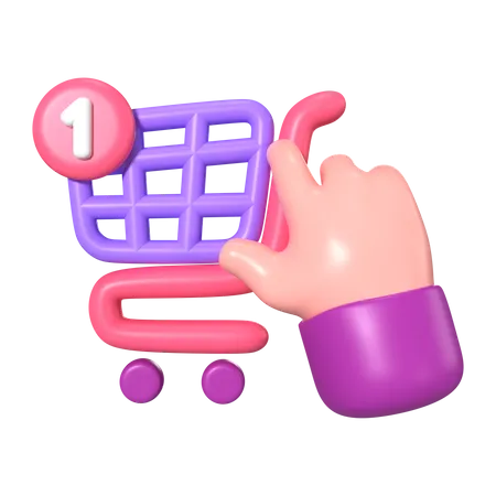 This Is Add To Cart 3 D Render Illustration Icon High Resolution Png File Isolated On Transparent Background Available 3 D Model File Format BLEND OBJ FBX And GLTF 3D Icon