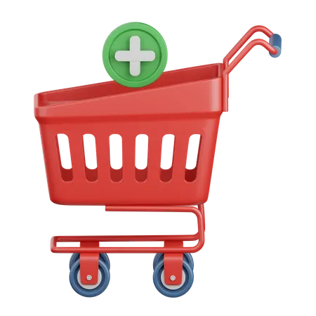 3 D Rendering Add To Cart Isolated Useful For Ecommerce Business Retail Store Online Delivery And Marketplace Design Element 3D Icon