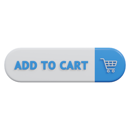 Add To Cart Button  3D Icon