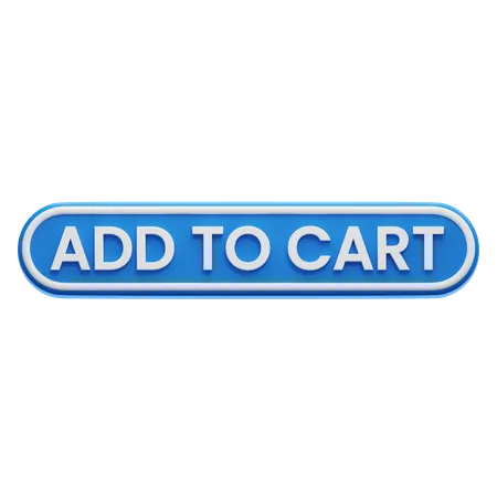 Add To Cart Button  3D Icon