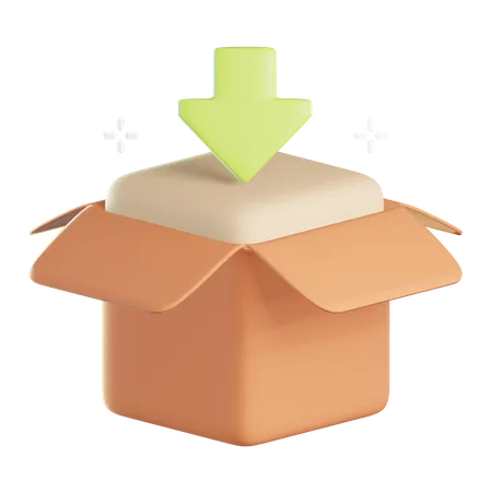 Add To Package  3D Icon