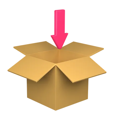 Add to Package  3D Icon