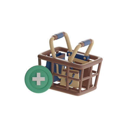 Add To Shopping Cart  3D Icon