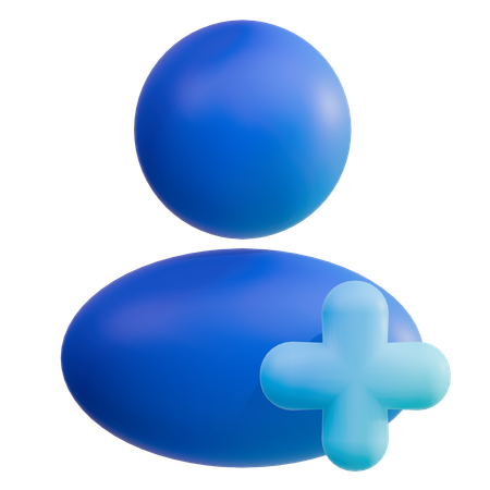 Add User  3D Icon