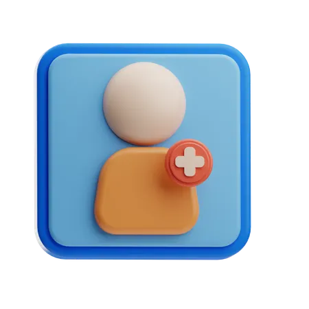 Add User  3D Icon