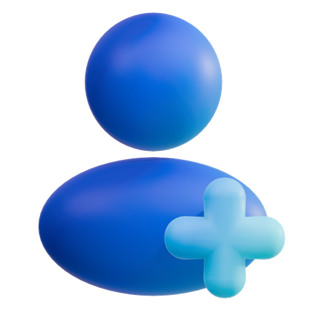 Add User  3D Icon