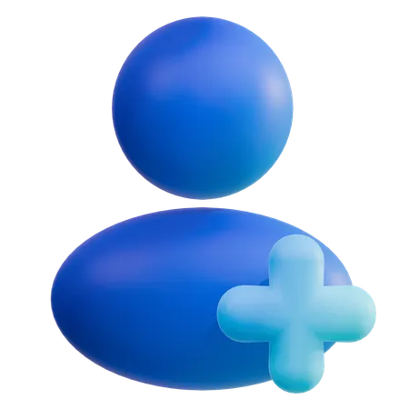 Add User  3D Icon