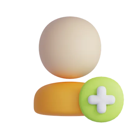 Add User  3D Icon