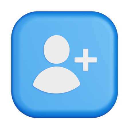 Add User  3D Icon