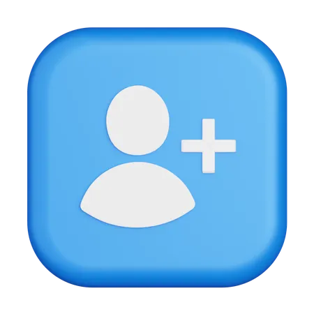 Add User  3D Icon