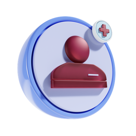Add User 3D Icon