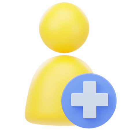 Add User  3D Icon