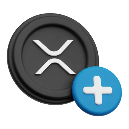 XRP 추가  3D Icon