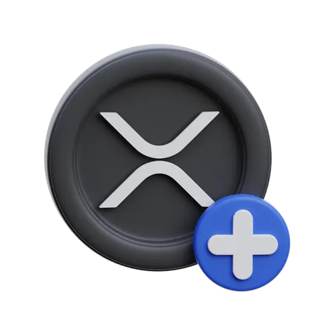Add Xrp  3D Icon