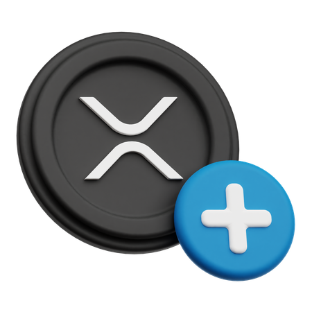 Add XRP  3D Icon