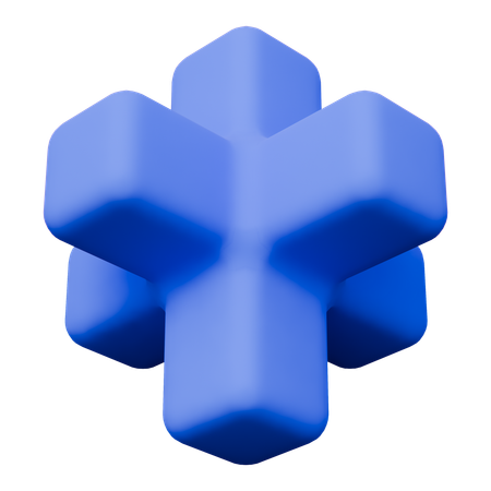 Added Abstract Shapes  3D Icon