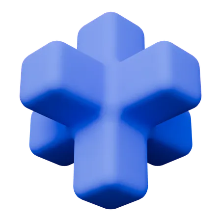 Added Abstract Shapes  3D Icon
