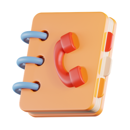 Address book  3D Icon