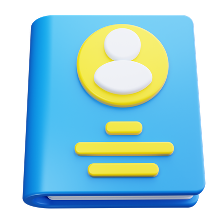 Address Book  3D Icon