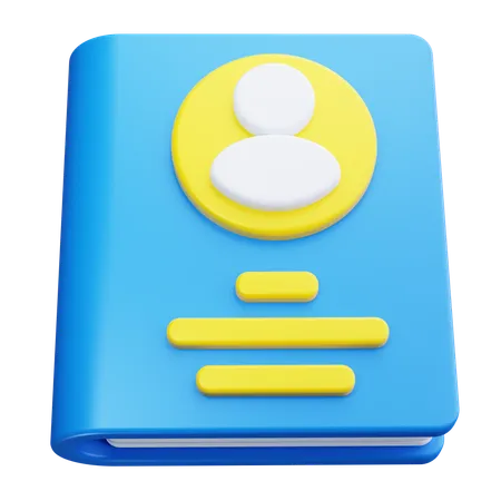 Address Book  3D Icon