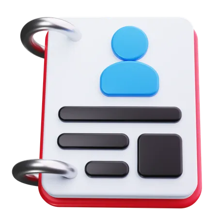 Address Book  3D Icon