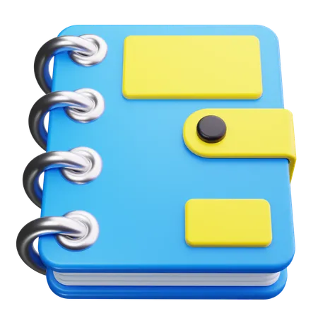 Address book  3D Icon