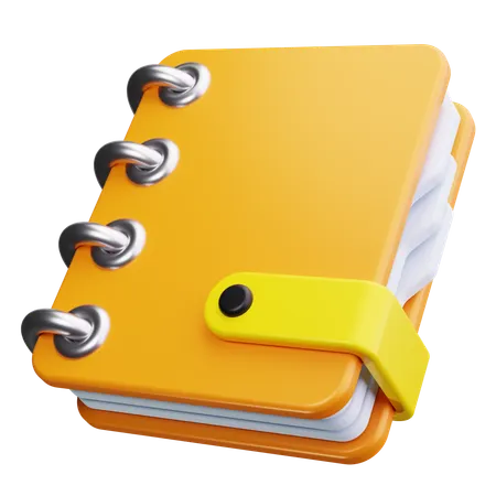 Address book  3D Icon