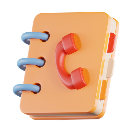 Address book  3D Icon