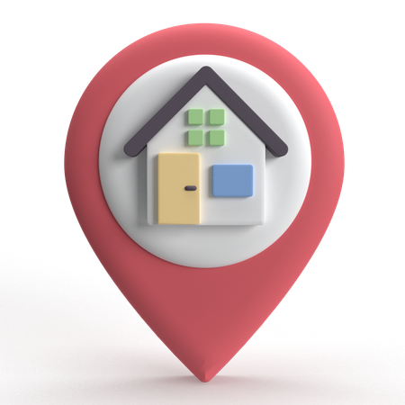 Address Location  3D Icon