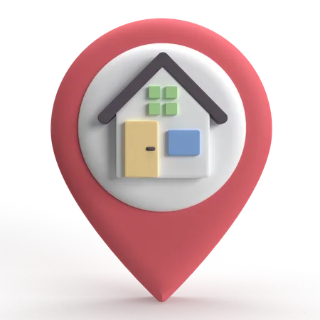 Address Location  3D Icon
