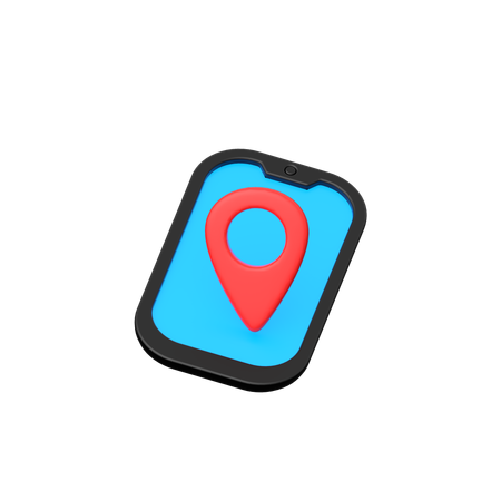 Address location for parcel delivery.  3D Icon