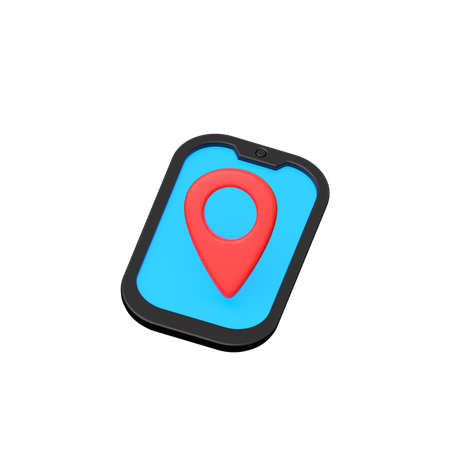 Address location for parcel delivery.  3D Icon