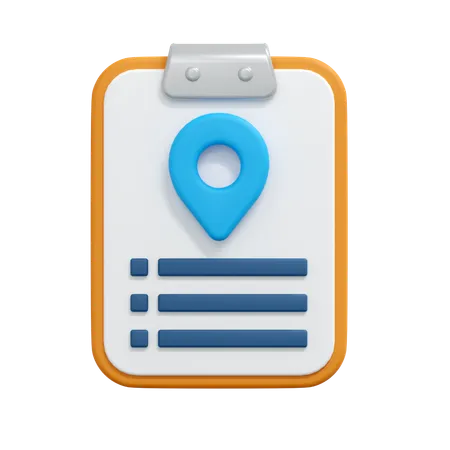 Address Report  3D Icon