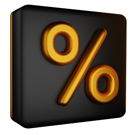 Adesivo de desconto  3D Icon
