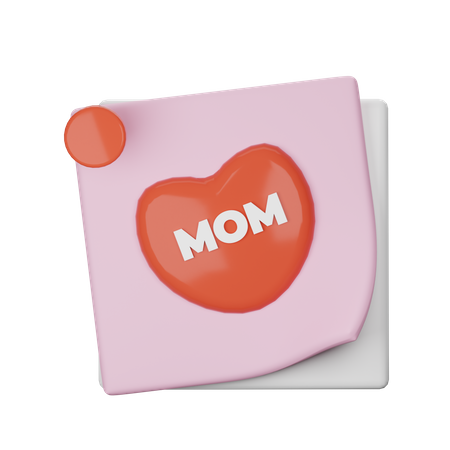 Adesivo de mãe  3D Icon