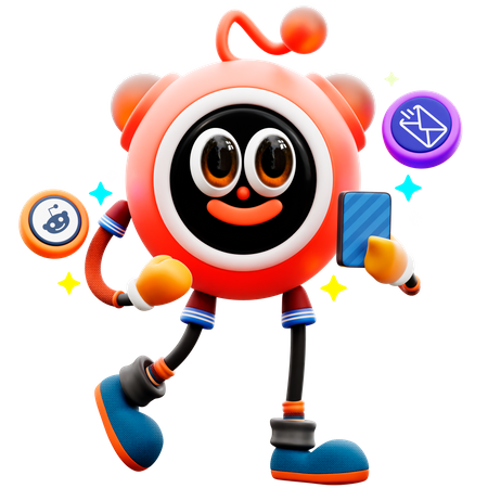 Adesivo reddit  3D Icon
