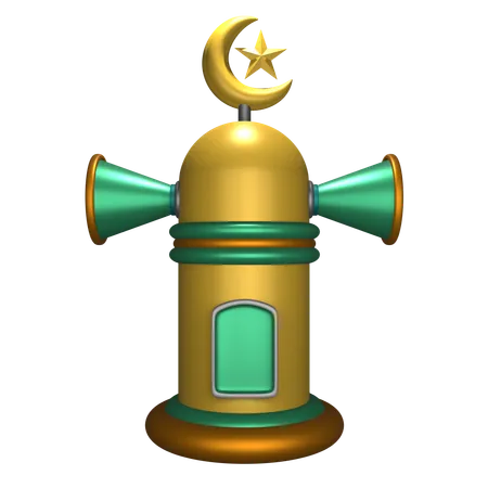 Adhan  3D Icon