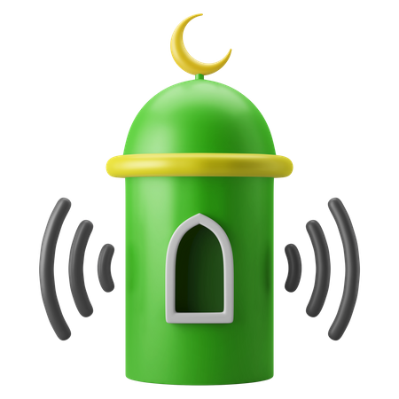 Adhan-Gebetsruf  3D Icon