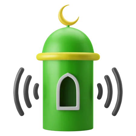 Adhan Prayer Call  3D Icon