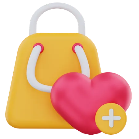 Adicionar a lista de desejos  3D Icon