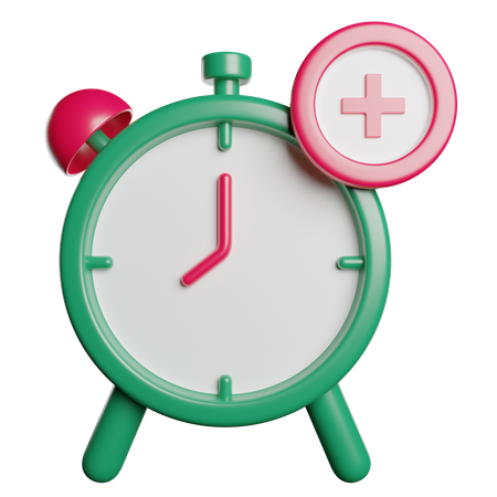 Adicionar alarme  3D Icon