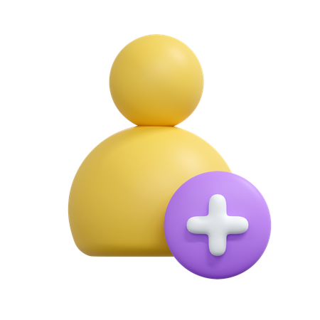 Adicionar amigo  3D Icon