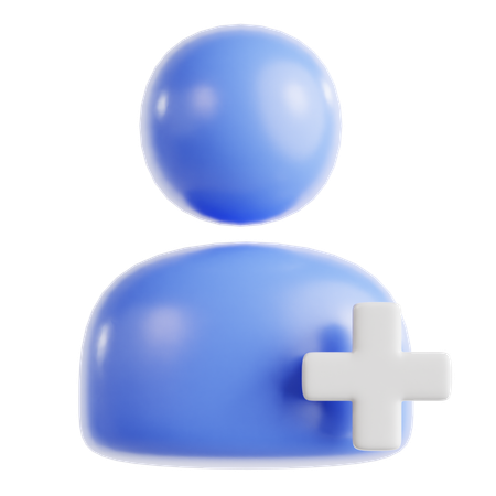 Adicionar amigo  3D Icon