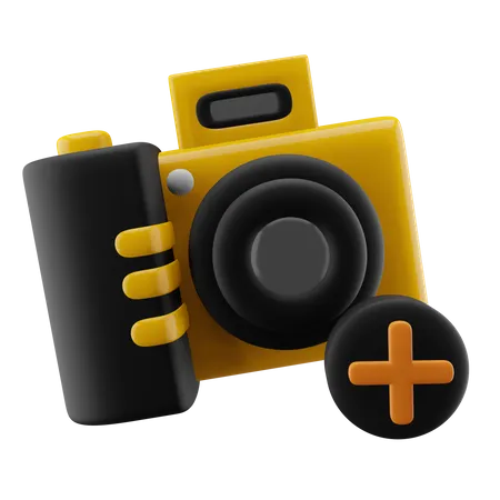 Adicionar câmera  3D Icon