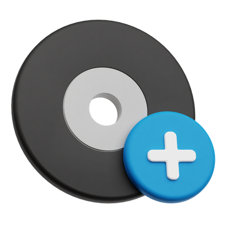 Adicionar CD  3D Icon