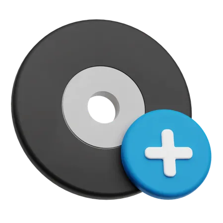 Adicionar CD  3D Icon