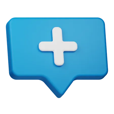 Adicionar bate-papo  3D Icon