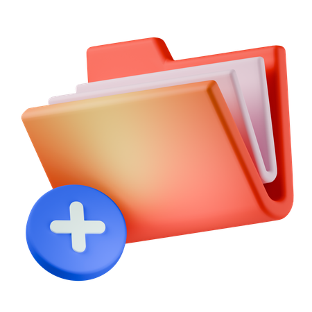 Adicionar documento  3D Icon