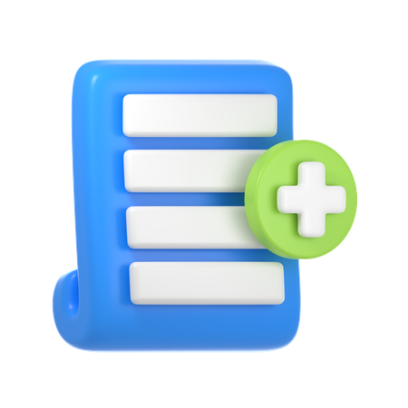 Adicionar documento  3D Icon