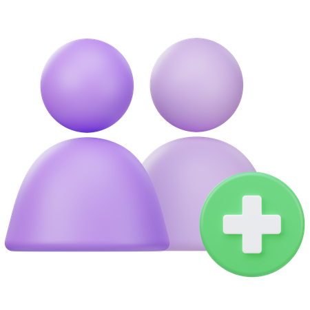 Adicionar grupo  3D Icon